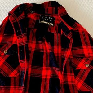 Jachs New York Red Plaid Bush Jacket